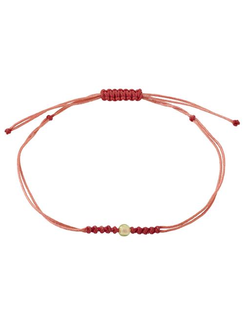 Pilgrim Armbånd ' Birthstones '  rød / perlehvid