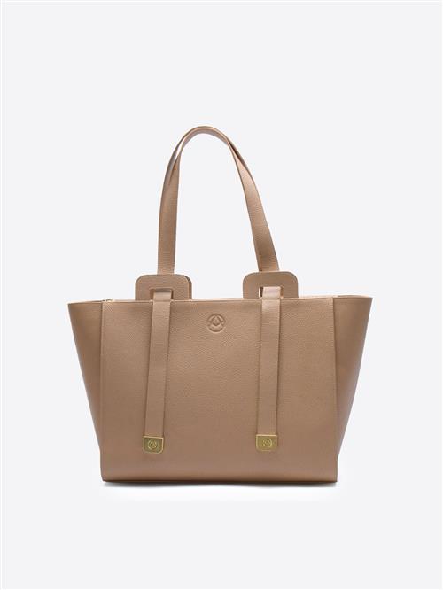 AKARDO Skuldertaske  mørkebeige
