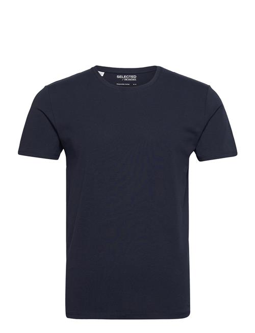 Slhael Ss O-Neck Tee B Selected Black