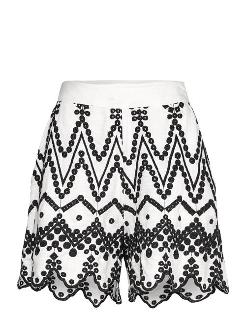 Cmembroidery-Shorts Is A Pair Of High-Waisted Shorts In A Premium Material With Copenhagen Muse Black