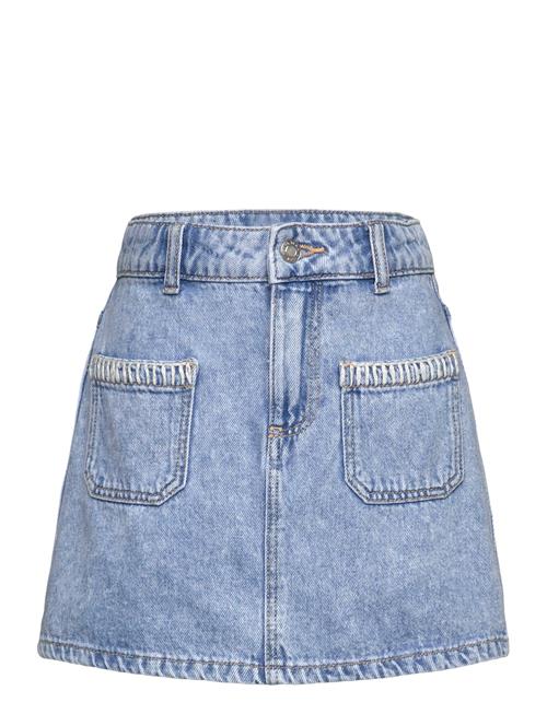 Se Denim Short Skirt Mango Blue ved Booztlet