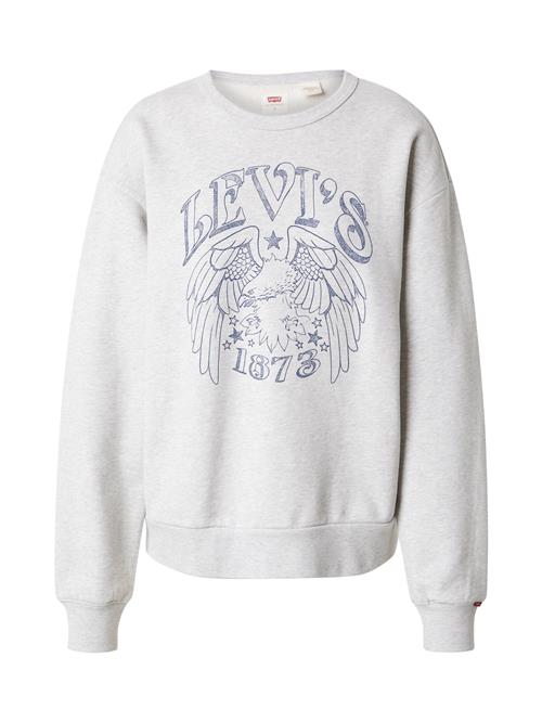 LEVI'S ® Sweatshirt 'Graphic Heritage Crew Sweatshirt'  natblå / grå-meleret