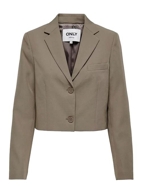 Onlelly Life L/S Crop Box Blazer Cc Tlr ONLY Beige