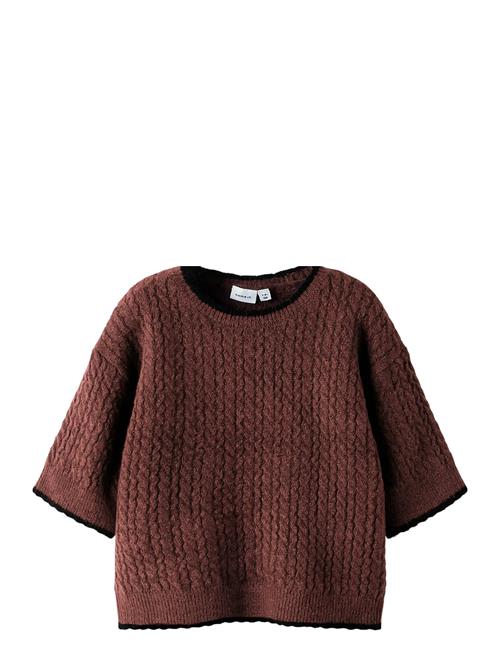 Nkfkiras Ss Knit Name It Burgundy