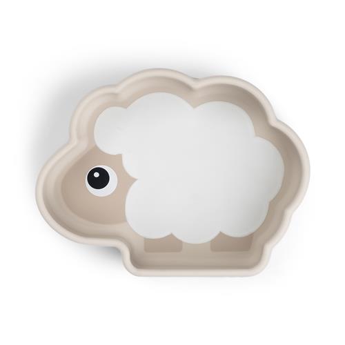 Done by Deer Silicone Stick&Stay Bowl Sheepy Sand Sand One Size  Beige  One Size  Unisex