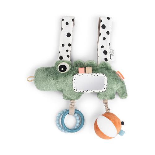 Done by Deer Hanging Activity Toy Croco Green Green One Size  Grøn  One Size  Unisex