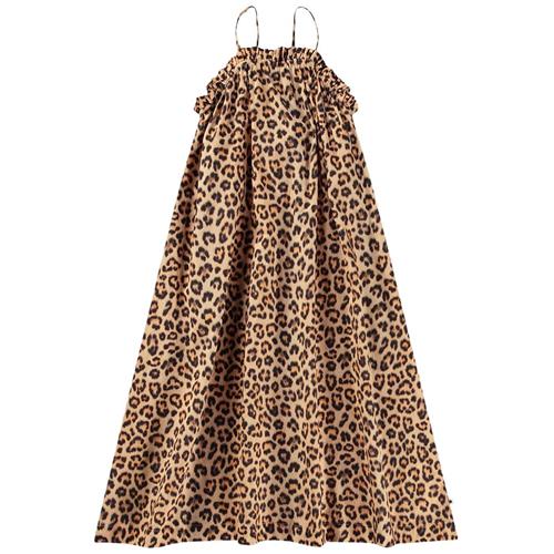 Molo Connie Kjole Allover Leo 146/152 cm  Brun  146/152 cm  kvinde