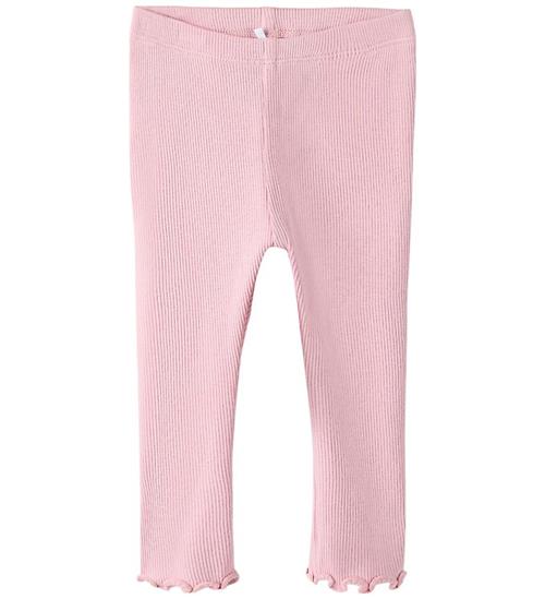 Name It Leggings - Rib - NbfKaylina - Bleached Mauve