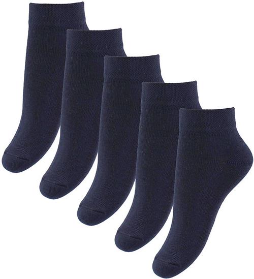 Fuzzies Ankelstrømper - 5-Pak - Navy
