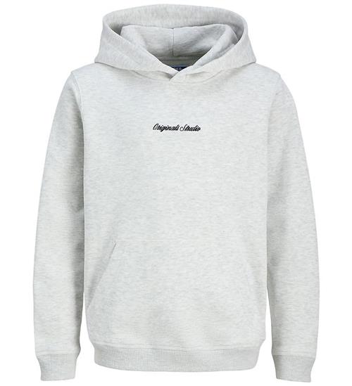 Jack & Jones Hættetrøje - Noos - JorNorrebro - White Melange