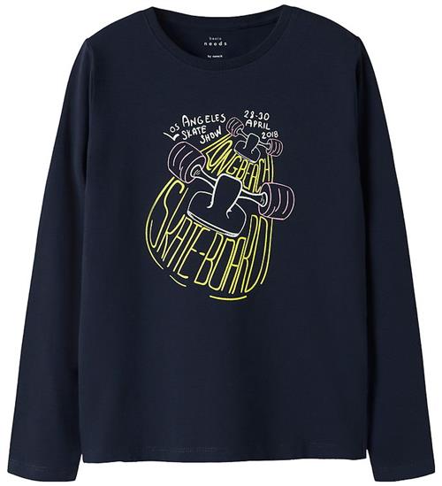 Name It Bluse - NkmVux - Navy Blazer/Longbeach Skateboard