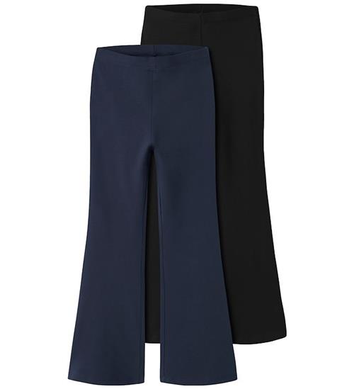 Name It Bukser - 2-pak - NkfVivii - Navy Blazer/Black
