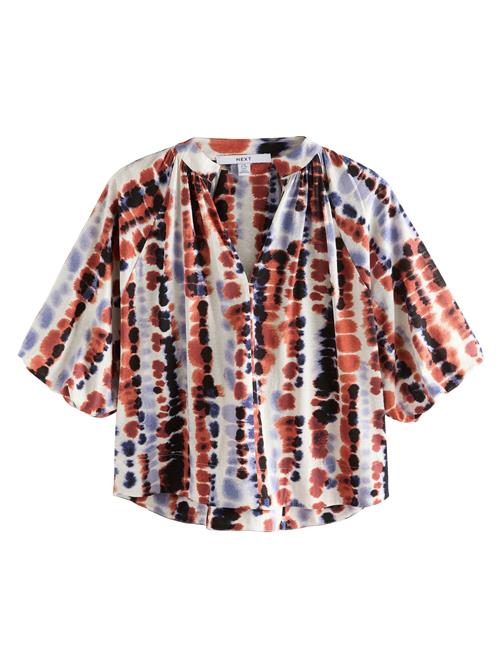 Next Bluse  creme / choko / mørkeorange