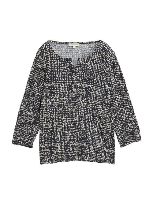 Se TOM TAILOR Bluse  camel / navy / hvid ved About You