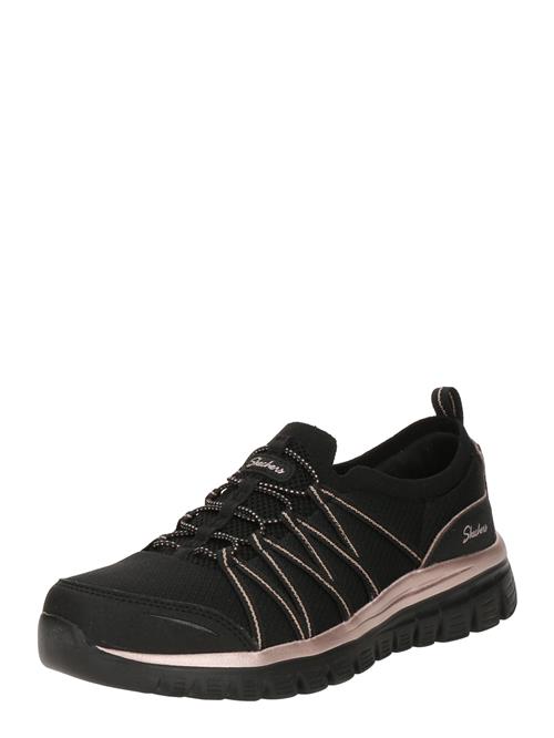 SKECHERS Slip On 'GRACEFUL - PURECRUSH'  lyserød / sort