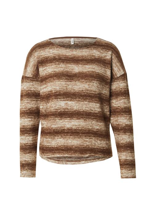 ONLY Pullover 'ONLBEATE'  creme / brun