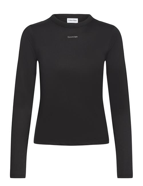 Nano Logo Slim T-Shirt Ls Calvin Klein Black