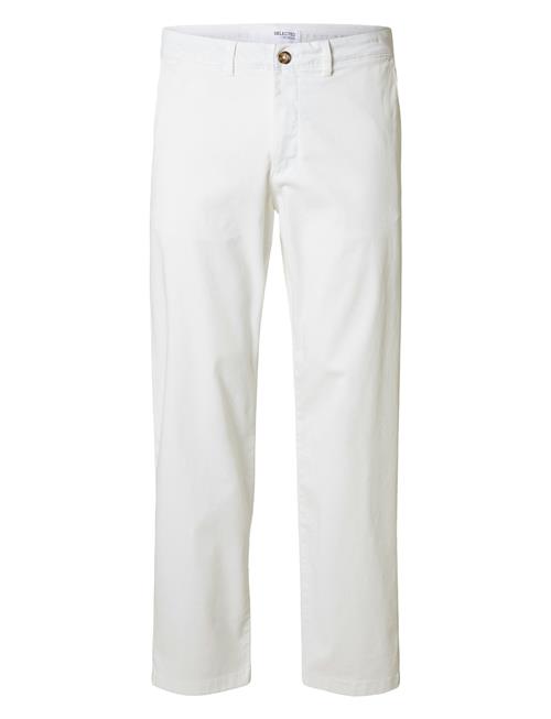 Slh196-Straight New Miles Flex Pant Selected White