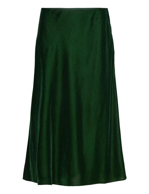 Se Velvet A-Line Skirt Lauren Ralph Lauren Green ved Booztlet