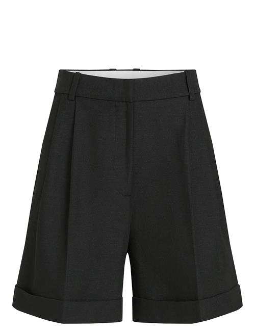 Linen Mix Pleated Short Tommy Hilfiger Black