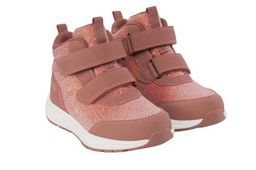 Viking Bouncy Glitter Mid WP 2V Overgangssko  Pink 22 EU      kvinde