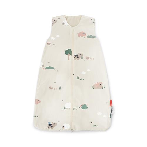 Done by Deer Sleepy Bag Tog 1.0 Tiny Farm Sand 90 Cm Sand 90 cm  Beige  90 cm  Unisex