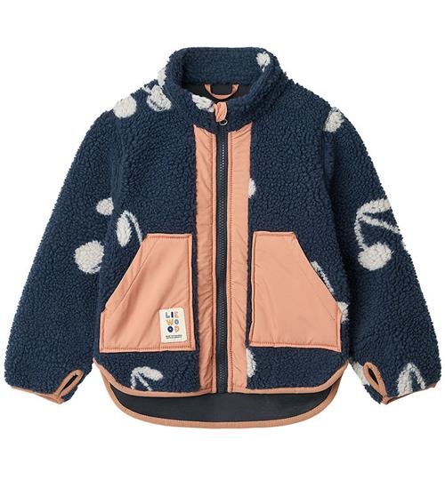 Se Liewood Fleecejakke - Noam - Cherry blossom/Classic navy ved KidsWorld