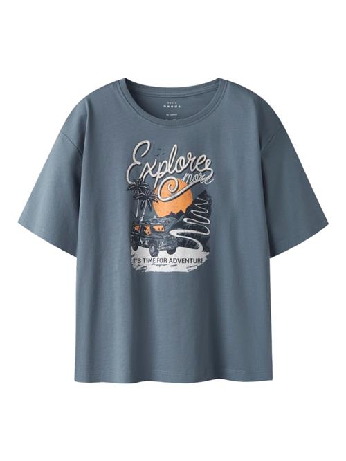 NAME IT Bluser & t-shirts 'NKMVICTOR'  gul / basalgrå / gran / orange