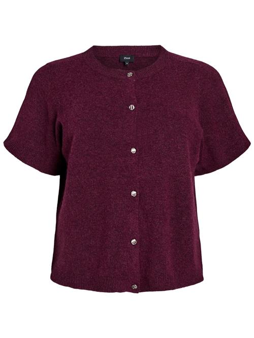 Zizzi Cardigan 'Cavista'  burgunder