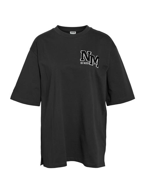 Noisy may Shirts 'NMKOKOON'  mørkegrå / sort / hvid