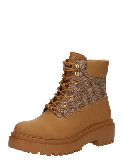 GUESS Snørestøvletter 'LEADS'  beige