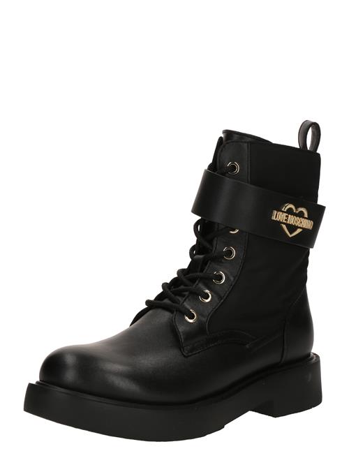 Love Moschino Snørestøvletter  sort