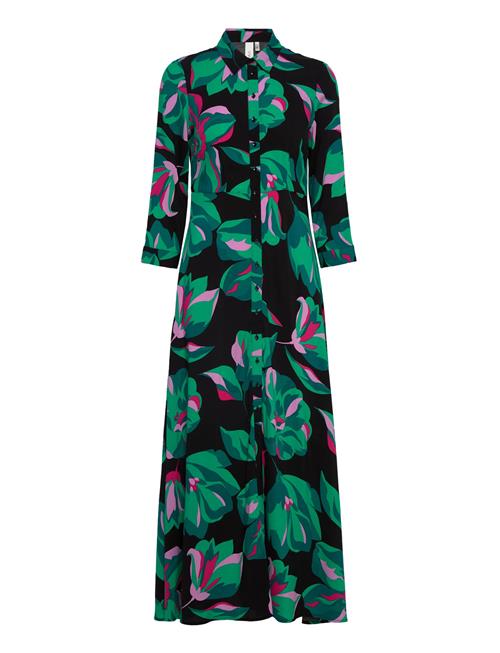 Se Yassavanna Long Shirt Dress S. YAS Patterned ved Booztlet