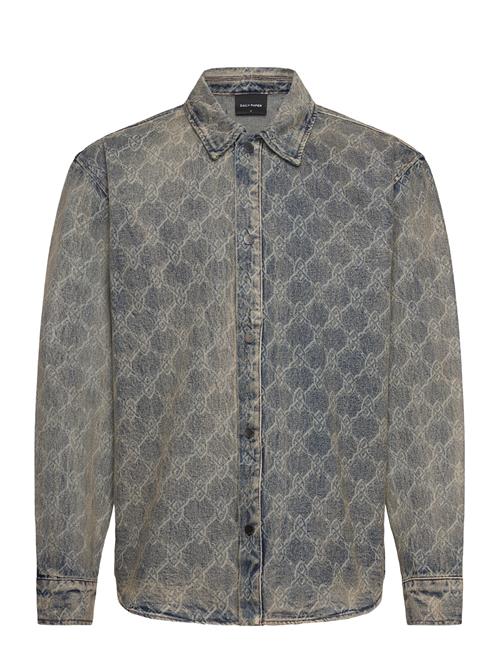Shield Laser Denim Shirt Daily Paper Blue
