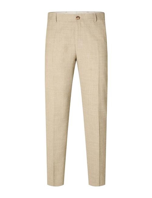 Slhslim-Oasis Linen Trs Noos Selected Beige