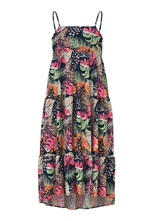 NAME IT Kjole 'NKFVINAYA'  navy / grøn / orange / mørk pink