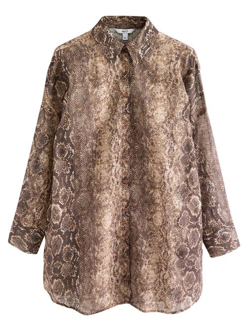 Next Strandkjole  beige / brun / choko