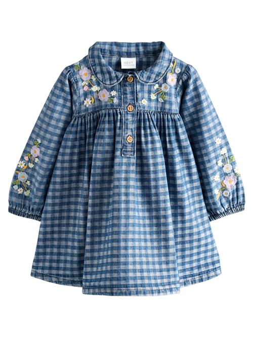 Se Next Kjole  blue denim / lyseblå / lilla / hvid ved About You