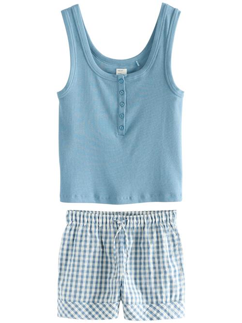 Next Pyjamas  blå / hvid