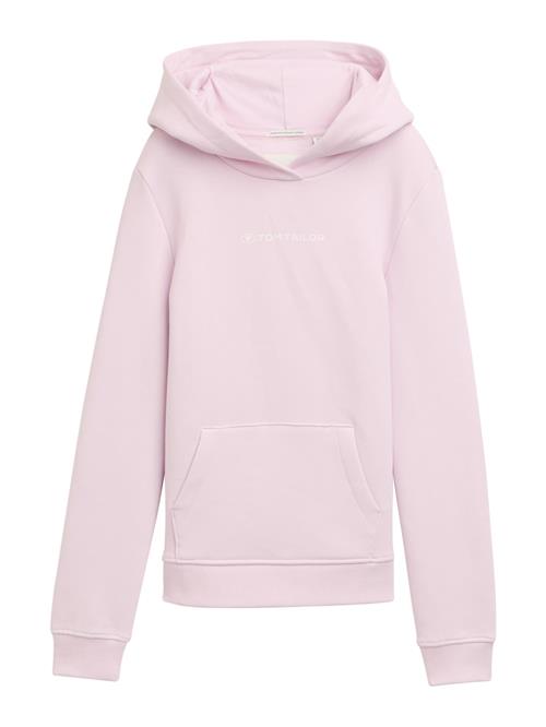 TOM TAILOR Sweatshirt  lyserød / hvid