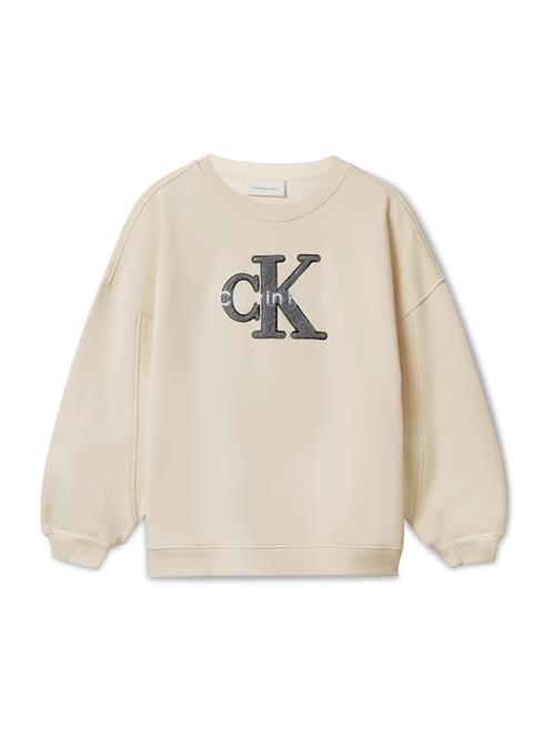 Calvin Klein Jeans Sweatshirt  grå / taupe / sort / hvid