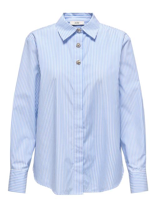 JDY Bluse 'JDYSoho'  lyseblå / hvid