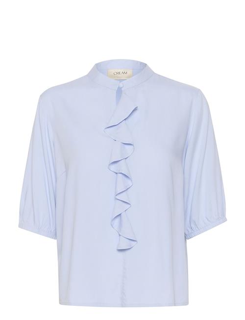 Crsusannah Ss Blouse Cream Blue