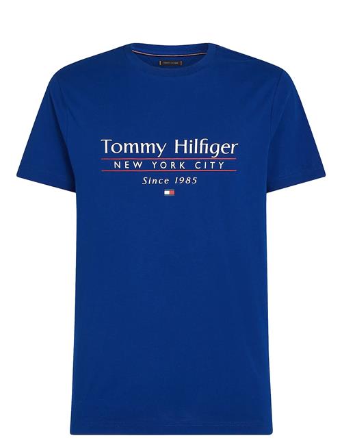 Hilfiger Center Stack Tee Tommy Hilfiger Blue