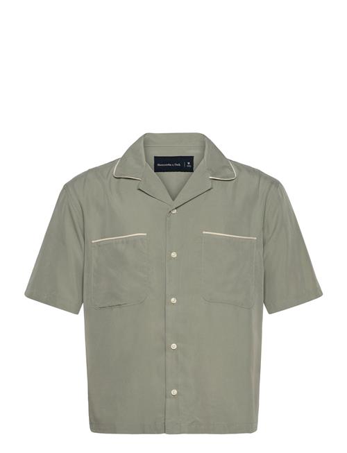 Anf Mens Wovens Abercrombie & Fitch Green