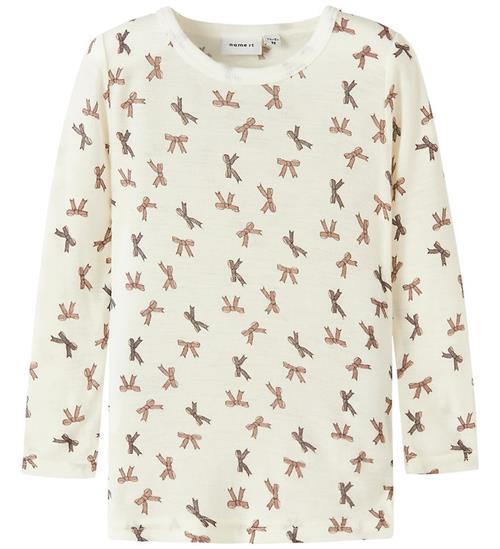 Name It Bluse - Uld - NmfWang - Snow White/Bows