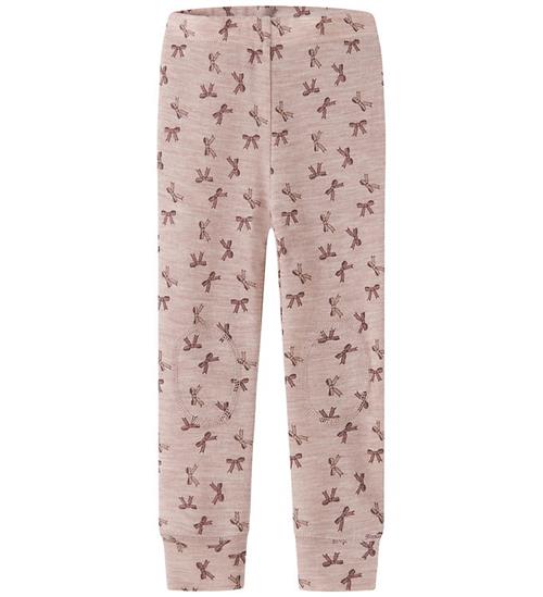 Name It Leggings - Uld - NmfWang - Shadow Gray/Bows