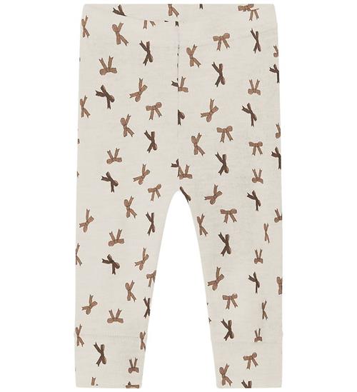 Name It Leggings - Uld - NbfWang - Snow White/Bows