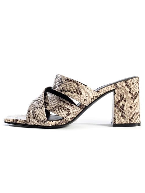 Celena Pantoletter 'Connie'  beige / brun / sort