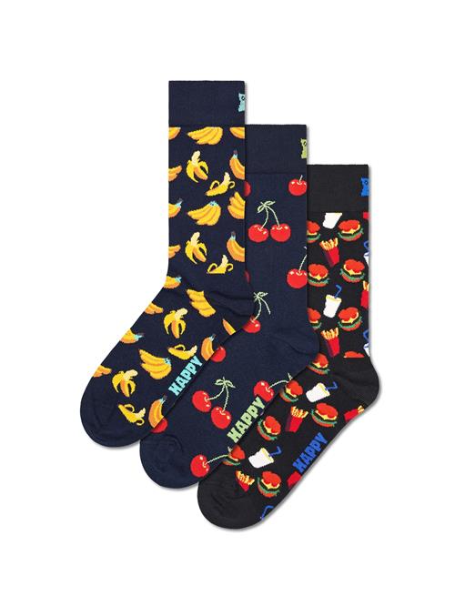 Happy Socks Sokker  navy / gul / rød / hvid